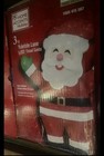 Light Up Tinsel Santa Claus Christmas Decoration  — photo 2