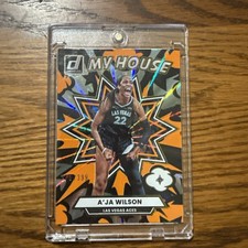 2025 Panini Donruss WNBA - My House A'ja Wilson #5 Orange Laser 373/399