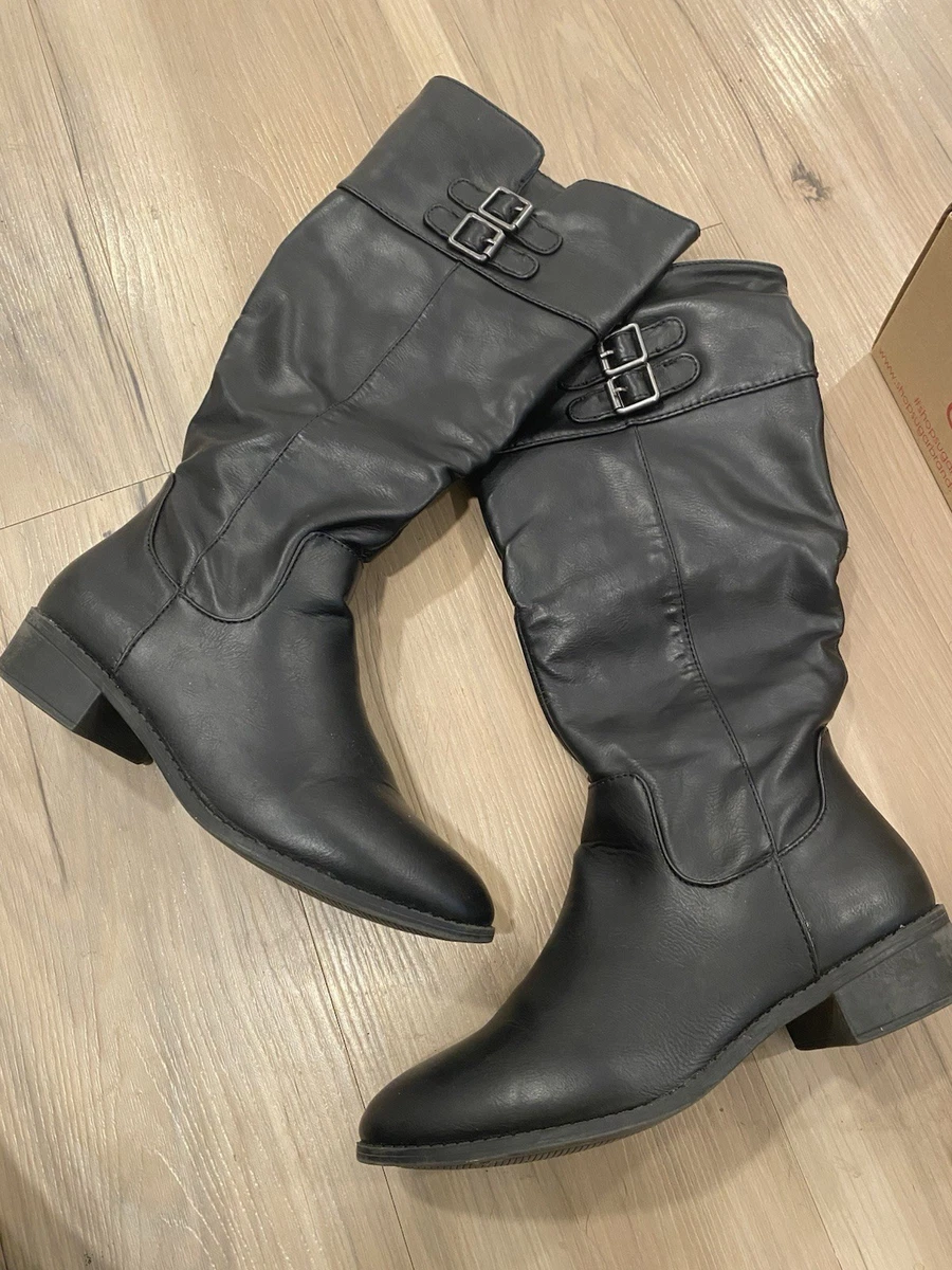 Black Sugar Leather Boots for Women for sale | eBay