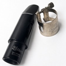 Vintage Berg Larsen Ebonite Tenor Sax Mouthpiece - 120/1/M, W/ Original Ligature