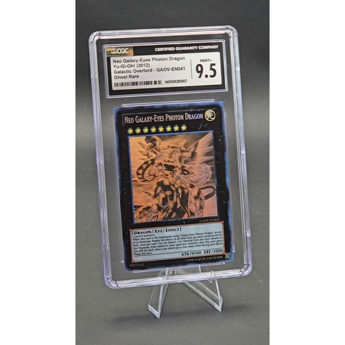YuGiOh Neo Galaxy-Eyes Photon Dragon GAOV-EN041 Ghost Rare Unlimited CGC 9.5