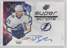2019-20 SPx Superscripts Brayden Point #SS-BP Auto 9js
