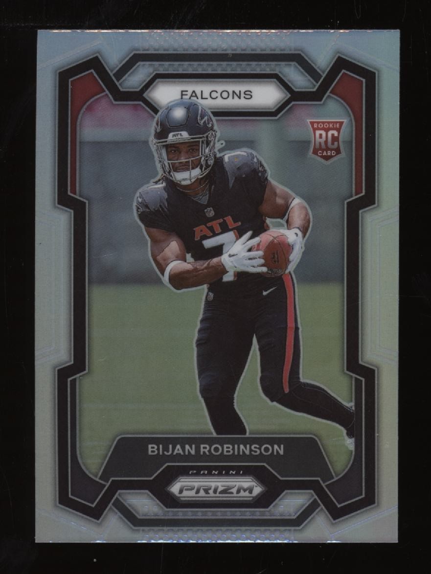 2023 Bijan Robinson Panini Prizm Silver Prizm Rookie Rc #305 *NICE* Invest NOW