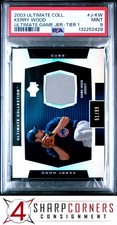 2003 ULTIMATE COLLECTION ULTIMATE GAME JERSEY TIER 1 KERRY WOOD #/99 POP 1 PSA 9