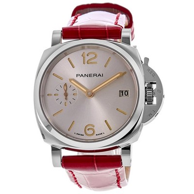 New Panerai Luminor Due 38mm Automatic Champagne Dial Men's Watch PAM01550