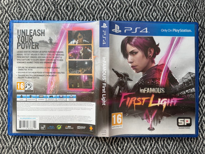 ps4 INFAMOUS FIRST LIGHT Game Playstation REGION FREE PAL UK Version