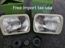 Fit Toyota Celica Mr2 Headlight Lamps Cibie H4 Pair Fit Toyota Celica Mr2 Headlight Lamps Cibie H4 Pair