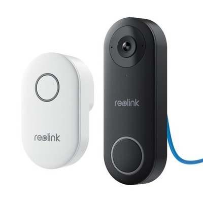 Reolink 5MP Video-Türklingel PoE mit Chime 180°Ultraweitwinkel Personenerkennung