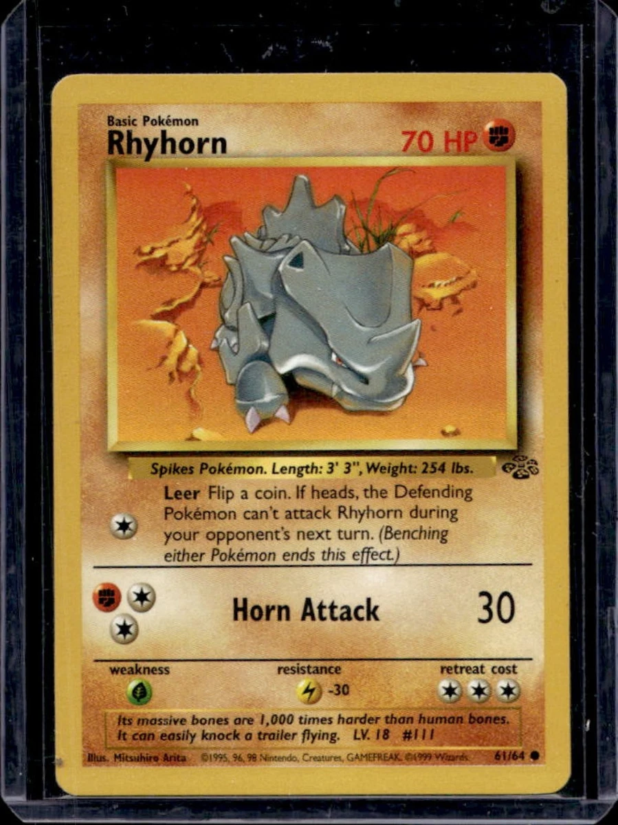 Rhyhorn Pokémon TCG Cards for sale | eBay