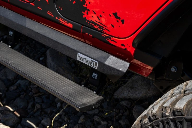 AMP Research PowerStep se adapta a estribo eléctrico XL para Jeep Wrangler JL Foto 3 de 4