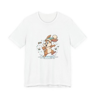 mischievous pastel bunny tee | cute feral creature shirt