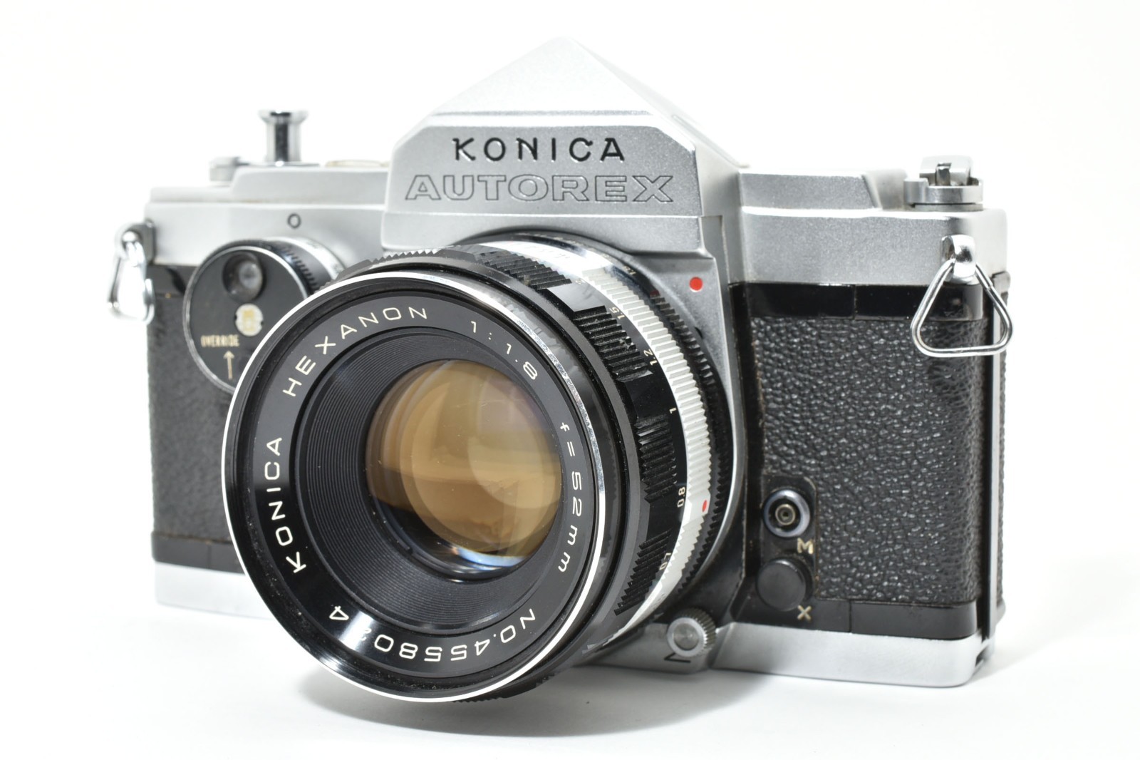 KONICA AUTOREX Film Camera HEXANON 52mm F1.8 Lens From Japan