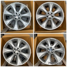 2010-2015 Mercedes-benz Glk Oem 7 Spoke Wheels 20x8.5 - 5x112 Silver