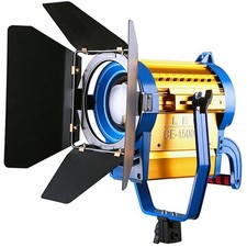 CE-1500WS LED Video Spotlight Light with barndoors, remote, cables and stand