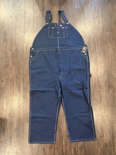 Dickies Indigo Bib Overalls Men's 60x32 NWT