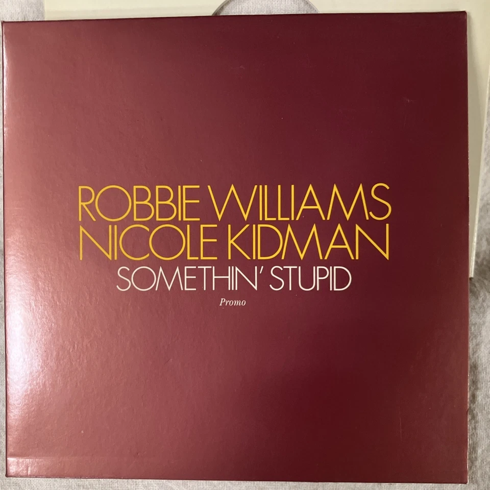 Robbie Williams & Nicole Kidman Sometin’ Stupid Promo CD 2001 Foto 2 de 4