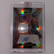 2024-25 Select Basketball Ayo Dosunmu X-Factor Worn Patch Auto /199