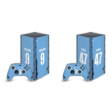 MAN CITY FC 2024/25 PLAYERS HOME KIT MATTE VINYL SKIN DECAL FOR XBOX SERIES X
