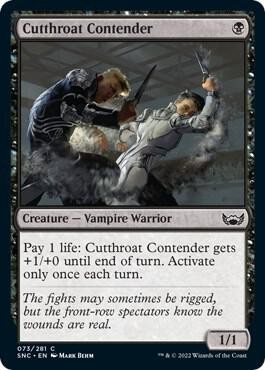 Cutthroat Contender Common Streets of New Capenna #73 Near Mint