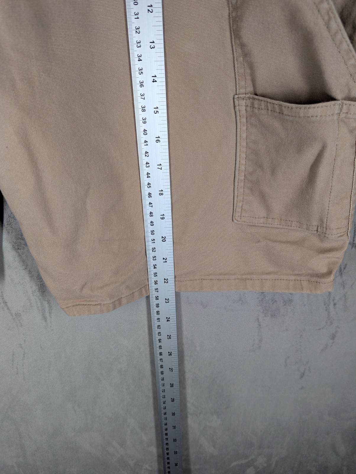 Wrangler Carpenter Shorts Size 42 Lightweight Canvas Cotton Stretch Multi Pocket image 7