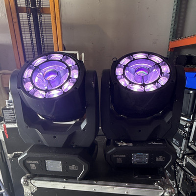 Lot of 2 Chauvet Maverick PYXIS LED Moving Head Light DMX Pan/Tilt Color Mix