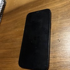 Used iPhone 12 model MGJ53B/A 64gb Black unlocked 75% battery chargeable  