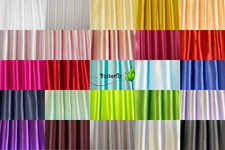 1m Satin Stoff 150cm Polyester Dekostoff Futterstoff Hochzeit keine Meterware