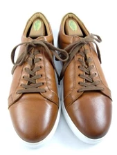 Allen Edmonds "COURTSIDE" Low-Top Leather Dress Sneakers 10.5 D Chili (521N)