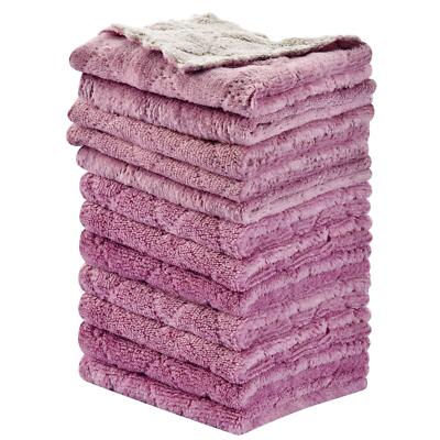 12pcs Kitchen Towels Dish Towels Multipurpose Reusable Dish Cloths Doublesided M