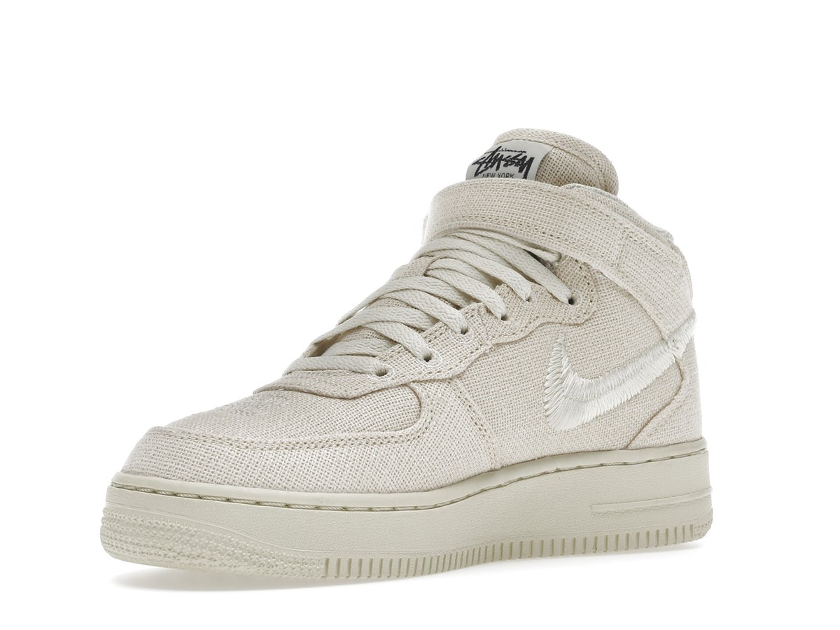 Nike Air Force 1 Mid x Stussy Fossil 2022 - DJ7841-200 | eBay