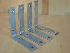 90-degree HD Corner Brace 4” x 4” x 7/8” Right Angle L Brackets 4 pcs