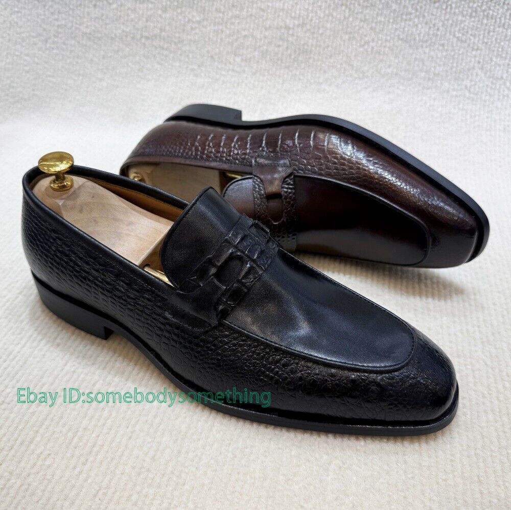 SAOLA Mocassini slip on da uomo vera pelle di mucca casual business scarpe da festa inglesi taglia