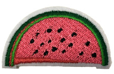 Patch Sew On Iron On Embroidered Clothing Hats Jackets Coat Watermelon NEW A393