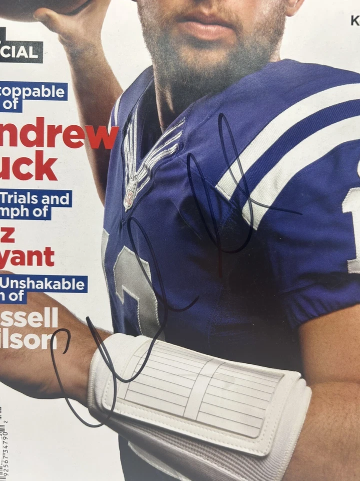 Andrew Luck Signed Rolling Stone Magazine No Label Indianapolis Colts JSA COA - Image 2 of 3