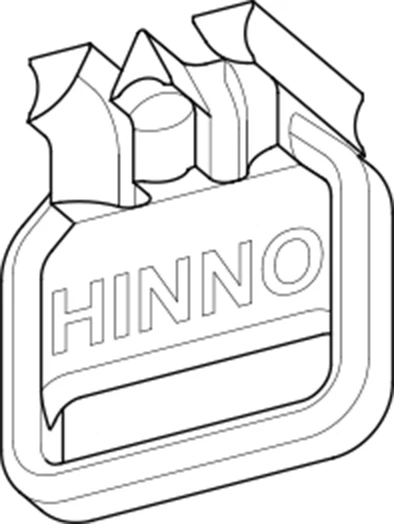 HINNO Clic Clean Pulitore per binari per tende / 10 pezzi per binari da 4 o 6 mm