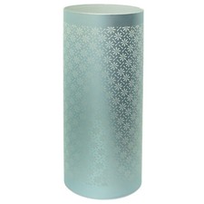 LED Table Lamps Battery Powered Cordless Glass Lights Blue Green Pink Flowers