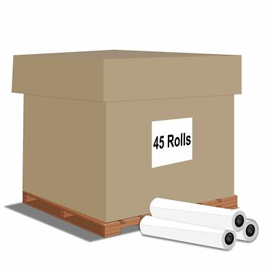 Alliance Wide Format Paper 24''x500'x3'' Bond Engineering 20lb. 92 Bright, 45 Rls