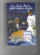 2007 San Diego Padres MLB Media/Press/Radio guide BEAUTIFUL HOF Tony Gwynn Trevo