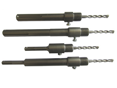 SDS Plus / Max Verlängerung Aufnahmeschaft für Bohrkrone M22, Länge 120-600 mm