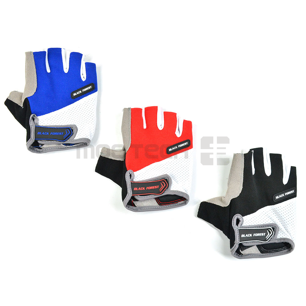 best short finger cycling gloves