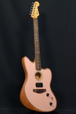 New Fender / Acoustasonic Player Jazzmaster Rosewood Shell Pink S