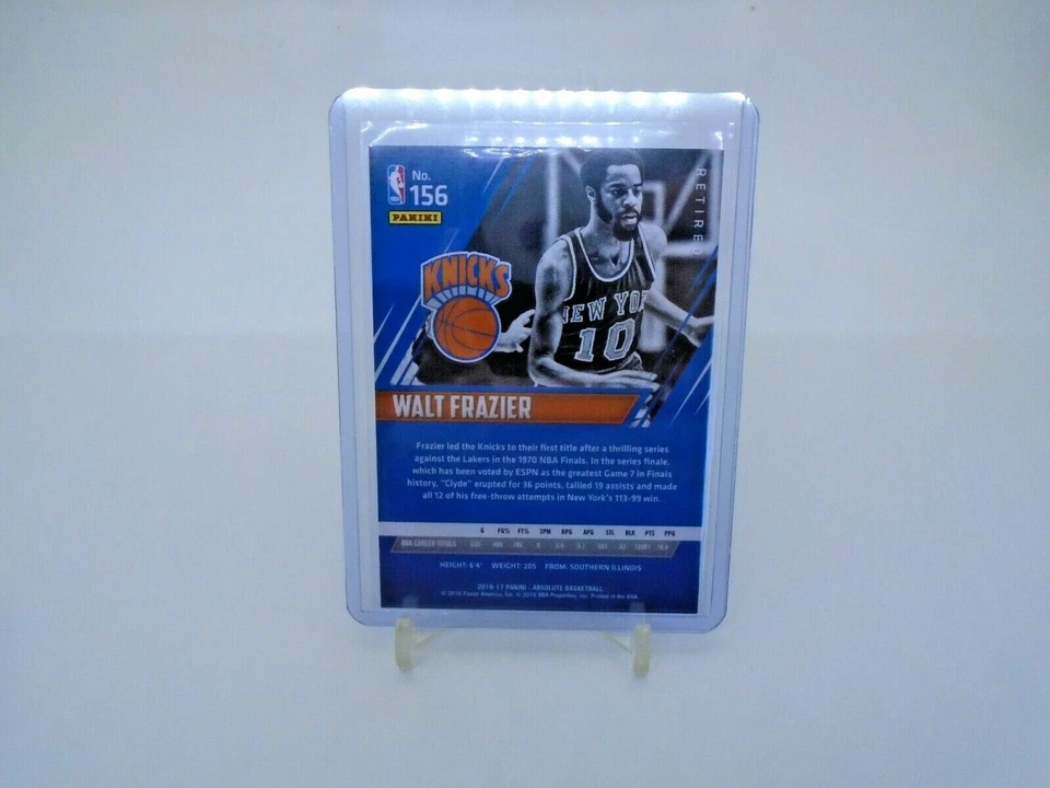 2016-17 PANINI ABSOLUTE WALT FRAZIER /999 KNICKS - Image 3 of 3