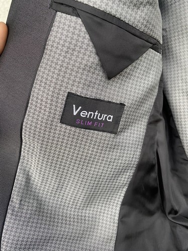 A LOVELY GREY VENTURA SLIM FIT BLAZER / JACKET / CHEST 38 - Picture 4 of 5