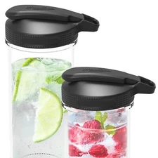 Masontops Multi Top - 2 Pack - Regular Mouth Mason Jar Lids with Easy Pour Spout