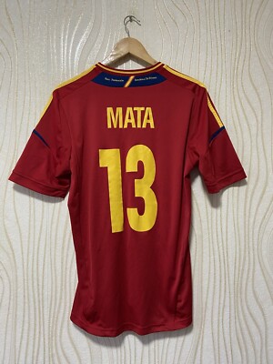 SPAIN 2012 2013 HOME FOOTBALL SHIRT SOCCER JERSEY ADIDAS X10937 sz