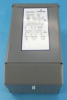 Emerson Hevi-Duty General Purpose Transformer E77014 Catalog Number-HS12F1BS 