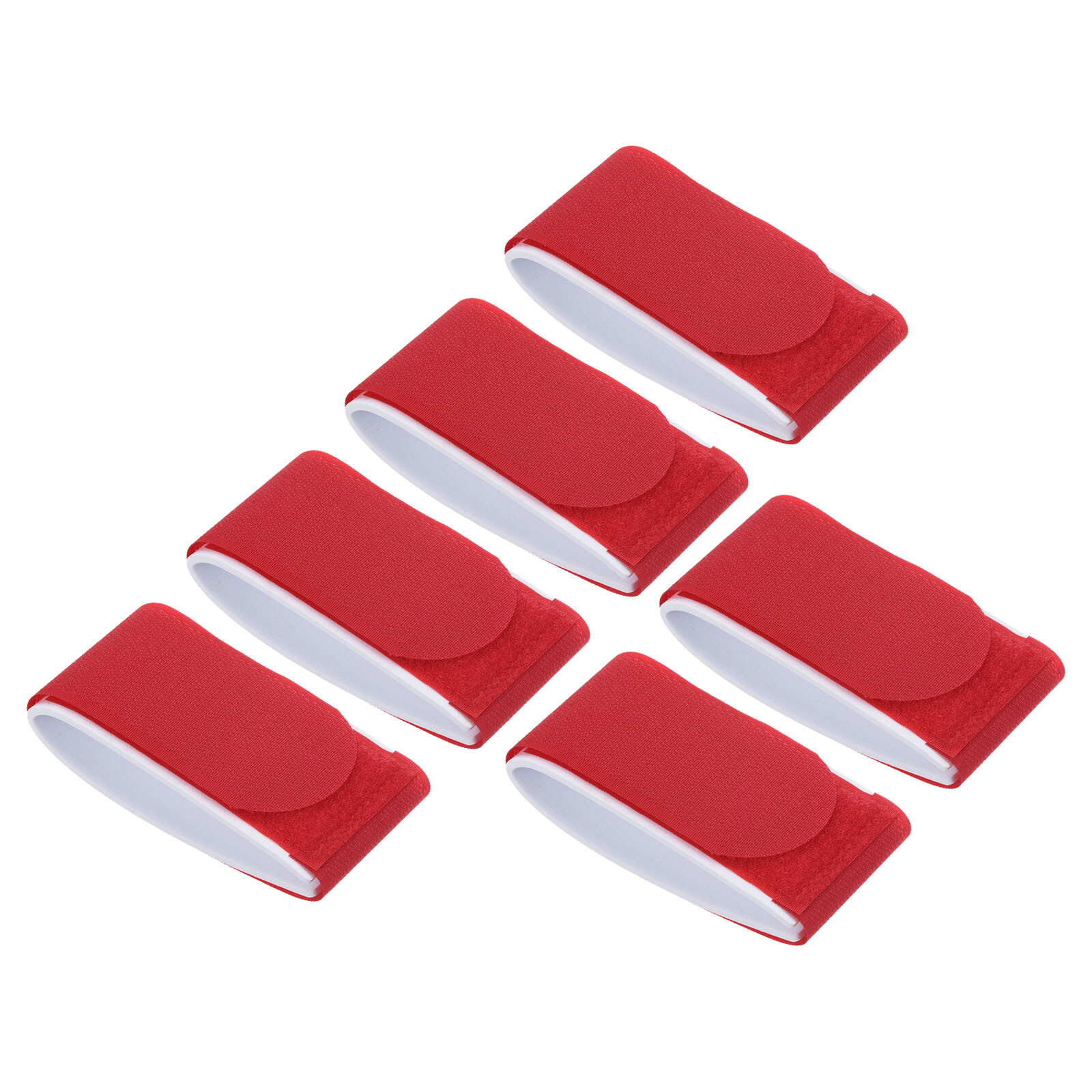 SALOMON Cinghia Porta Sci 45cmx5 5cm Confezione da 6 Cinghia per Scarponi da Snowboard Rosso