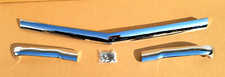 1956 CHEVY CHROME HOOD BAR with EXTENSIONS 3 PIECE SET ** USA MADE **