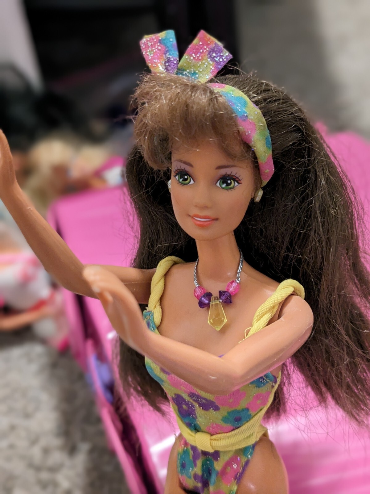 Vintage Beach Barbie Vintage Mattel 1992 Glitter Beach Barbie Doll