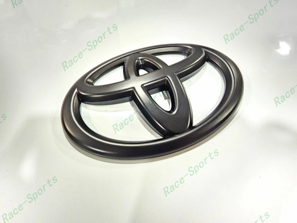 1 pieza emblema delantero de repuesto negro mate logotipo Toyota Toyota Tundra Sequoia Foto 4 de 4